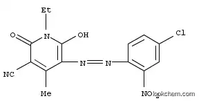 Molecular Structure of 70528-90-4 (5-[(4-chloro-2-nitrophenyl)azo]-1-ethyl-1,2-dihydro-6-hydroxy-4-methyl-2-oxonicotinonitrile)
